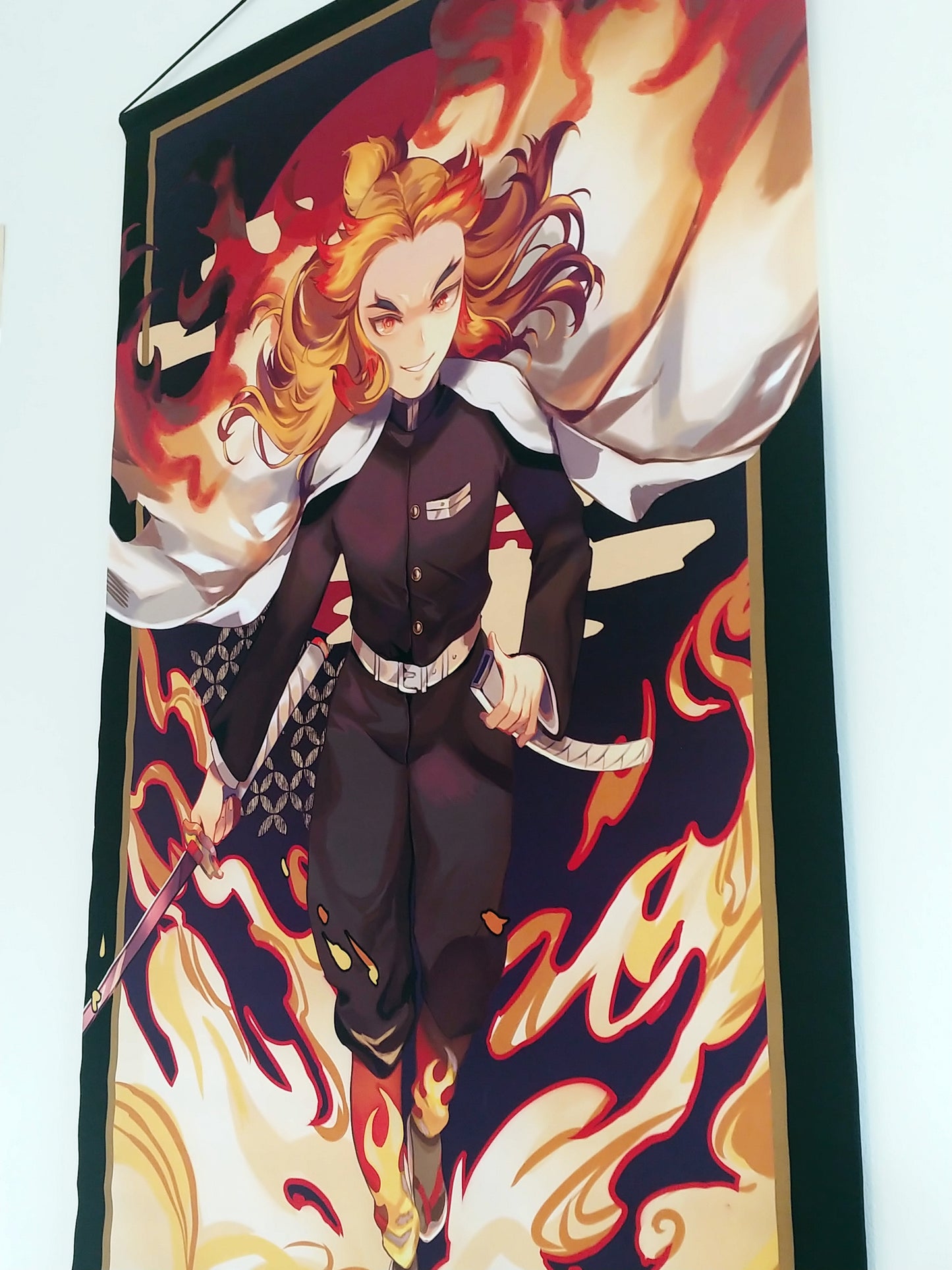 KNY Flame Swordsman Wall Scroll
