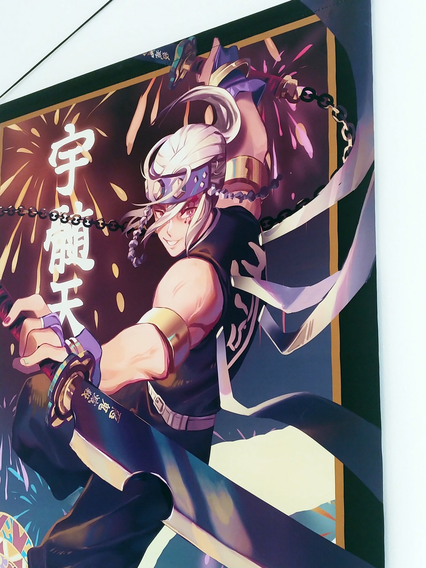 KNY Flashy Swordsman Wall Scroll