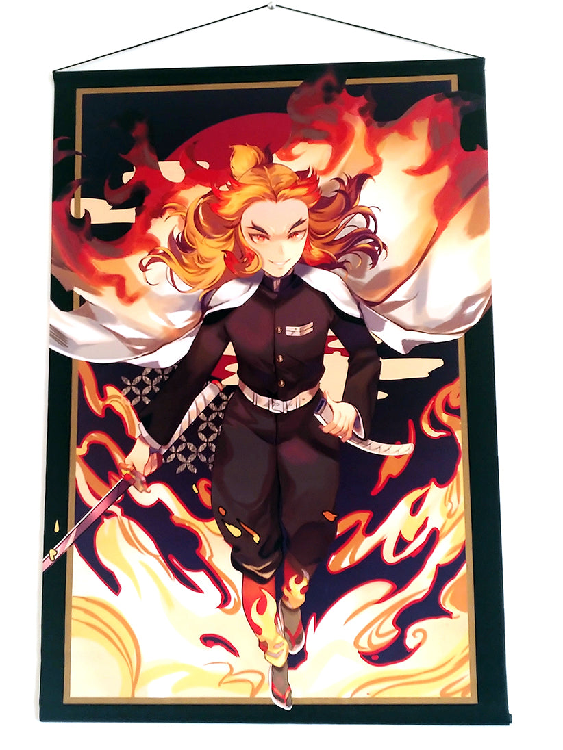 KNY Flame Swordsman Wall Scroll