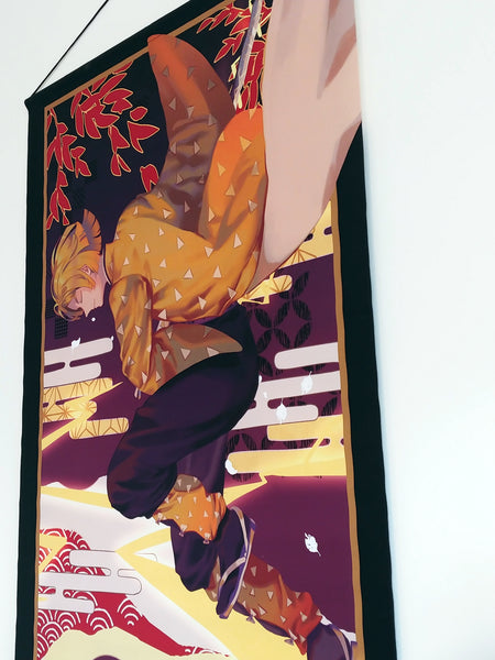 KNY Zenitsu Wall Scroll