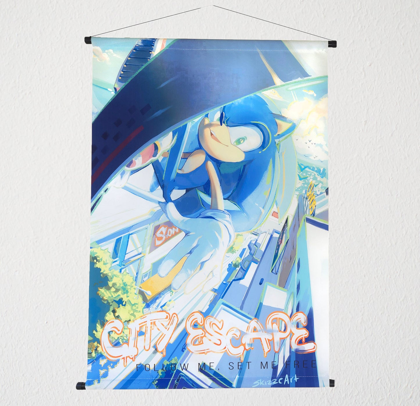 City Escape Wallscroll