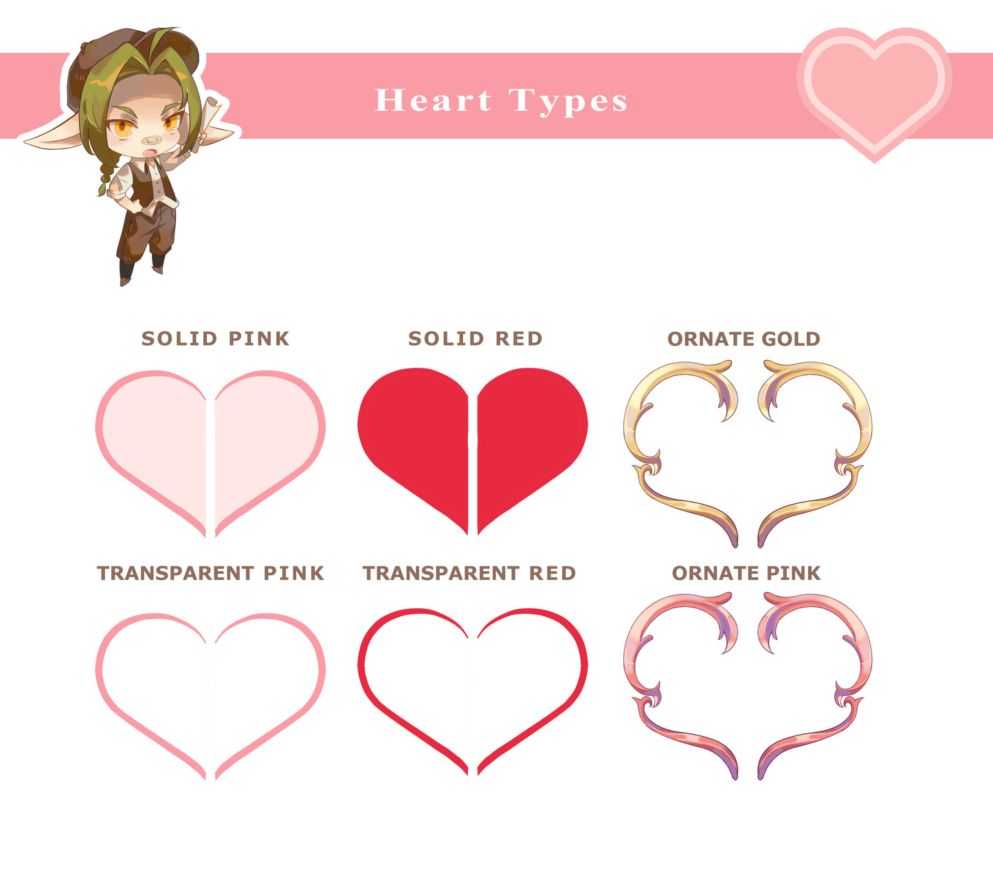 Custom character heart charms