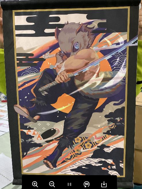 KNY Inοsuke Wall Scroll