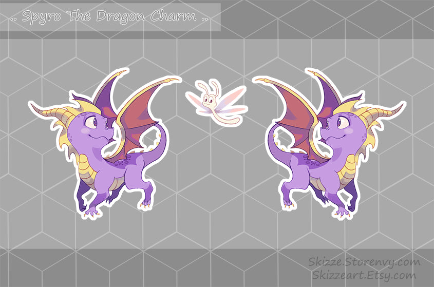 Spyro Keychain