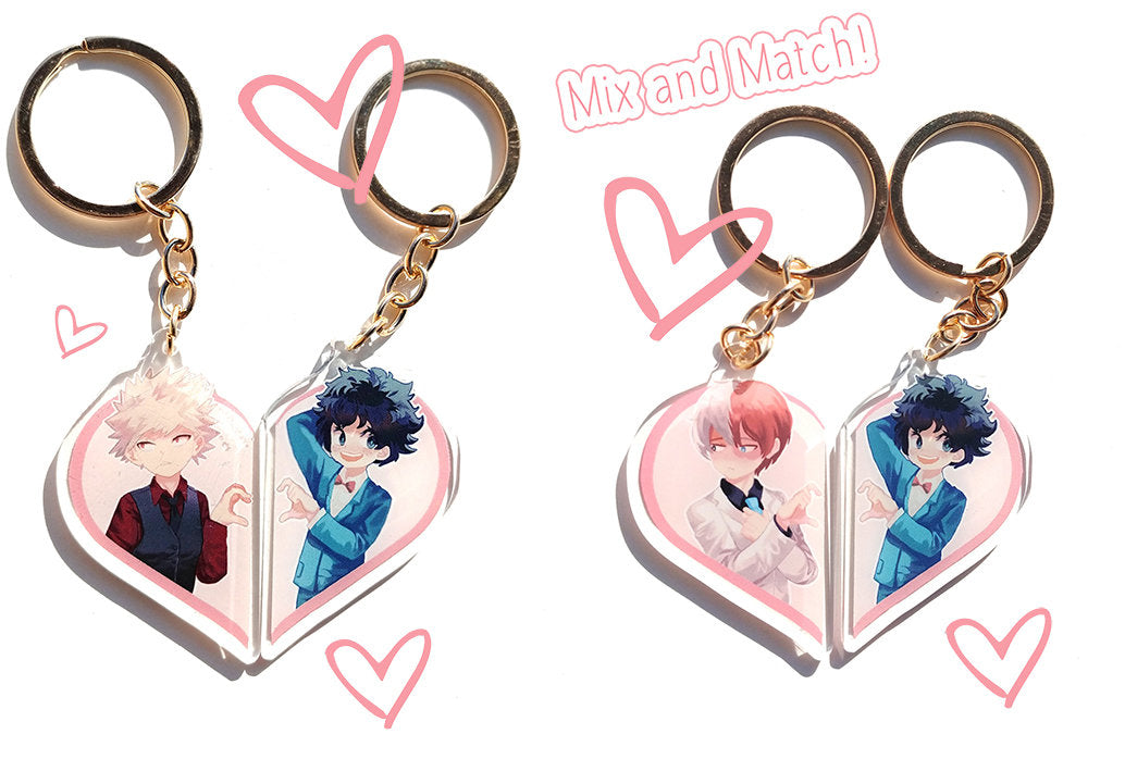 BNHA Heart Charms