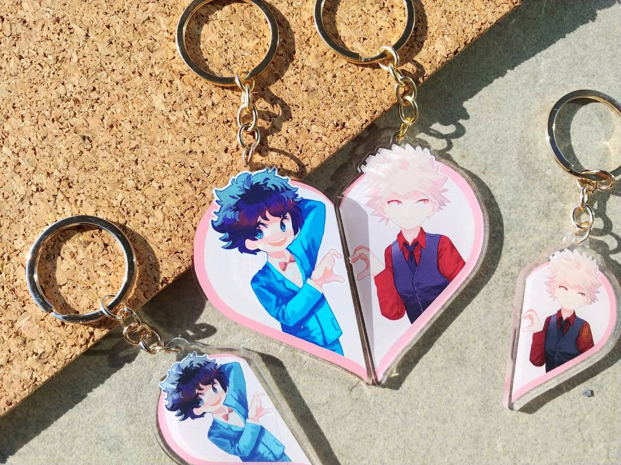 XTRA Large BNHA Shipping Heart Charms