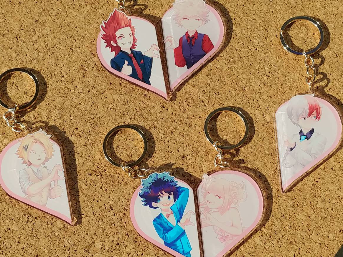 XTRA Large BNHA Shipping Heart Charms